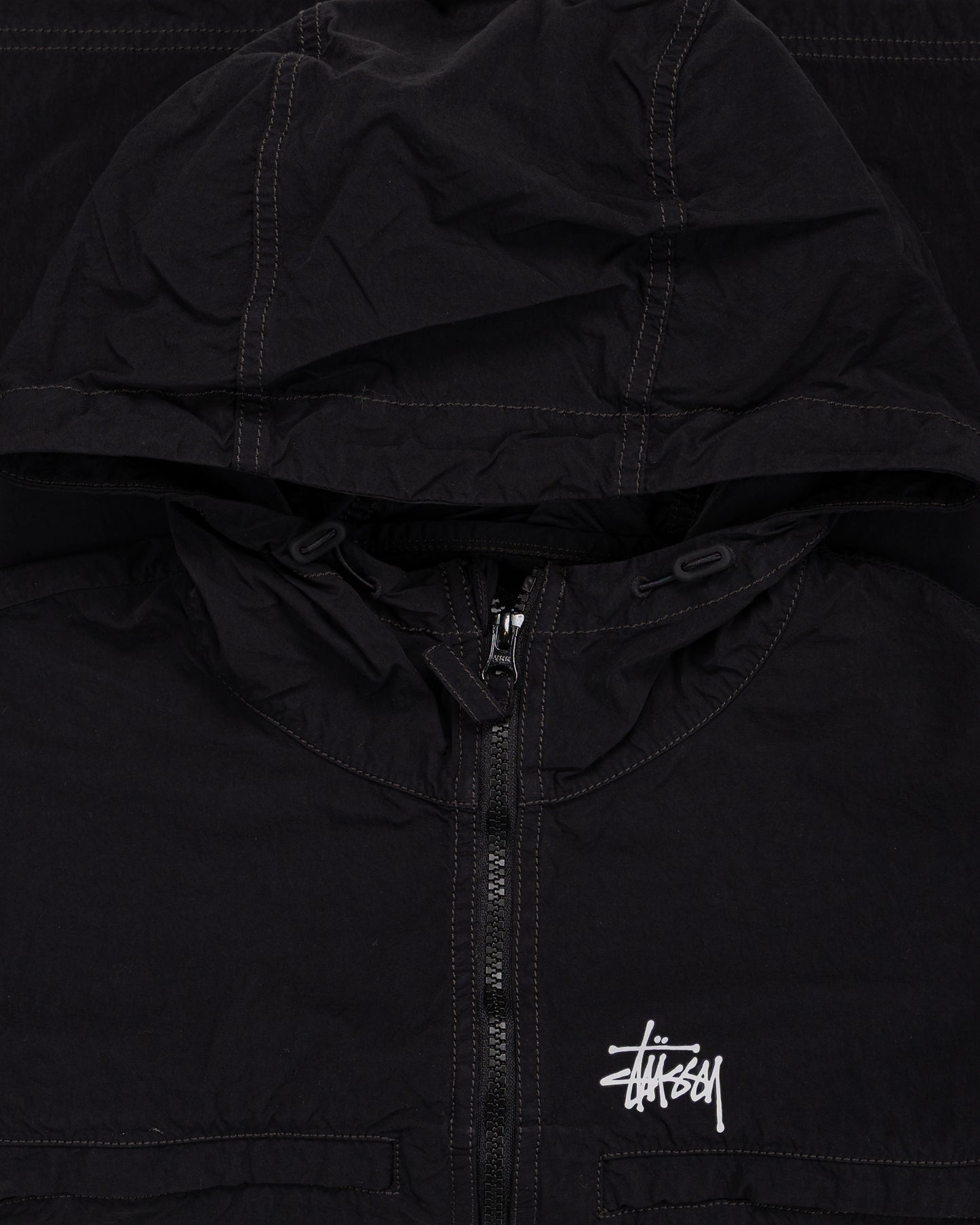 Stüssy Lightweight Hooded Jacket Black