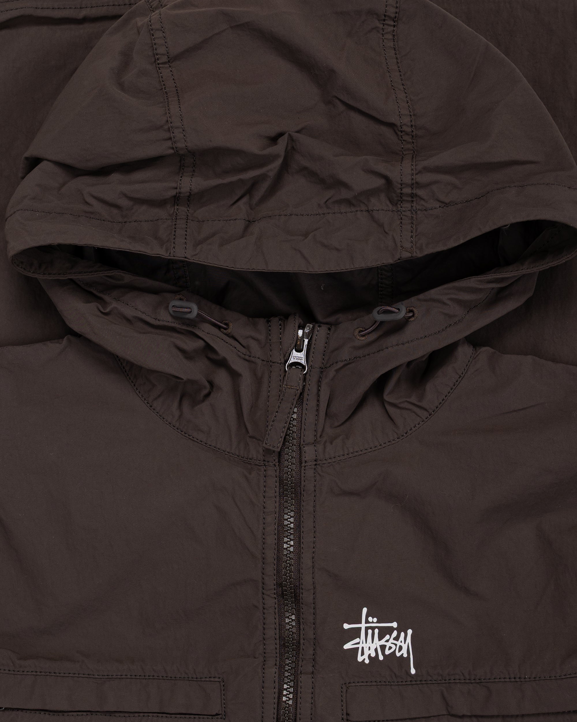 Stussy ジャケット　ブラウン STUSSY - 【新品】STUSSY ステューシー ジャケット ブラウン(RESIN