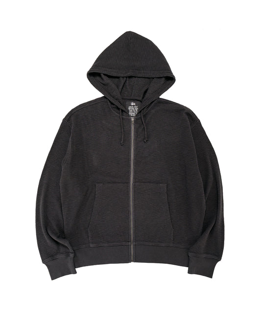Stüssy Lightweight Thermal Hoodie Faded Black