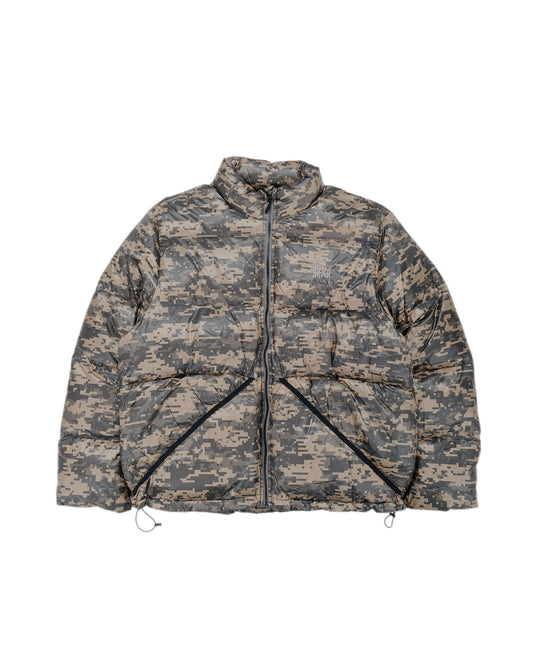 Stüssy Micro Ripstop Down Jacket Jet Digi Camo