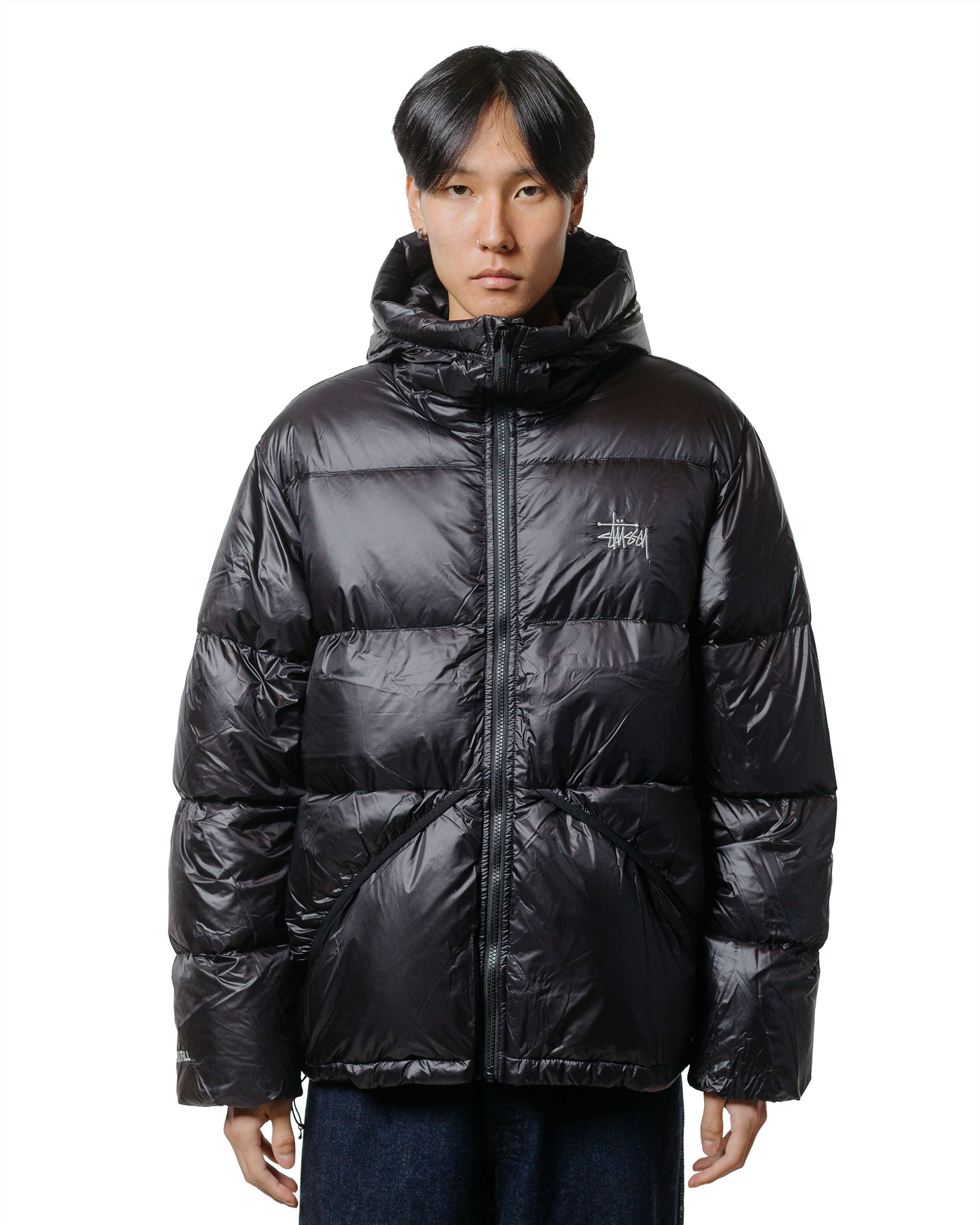 Stüssy Micro Ripstop Down Parka Jet Black