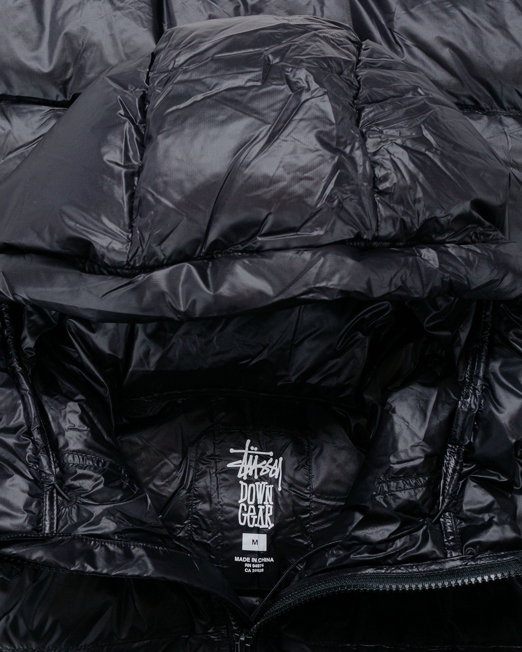 Stüssy Micro Ripstop Down Parka Jet Black