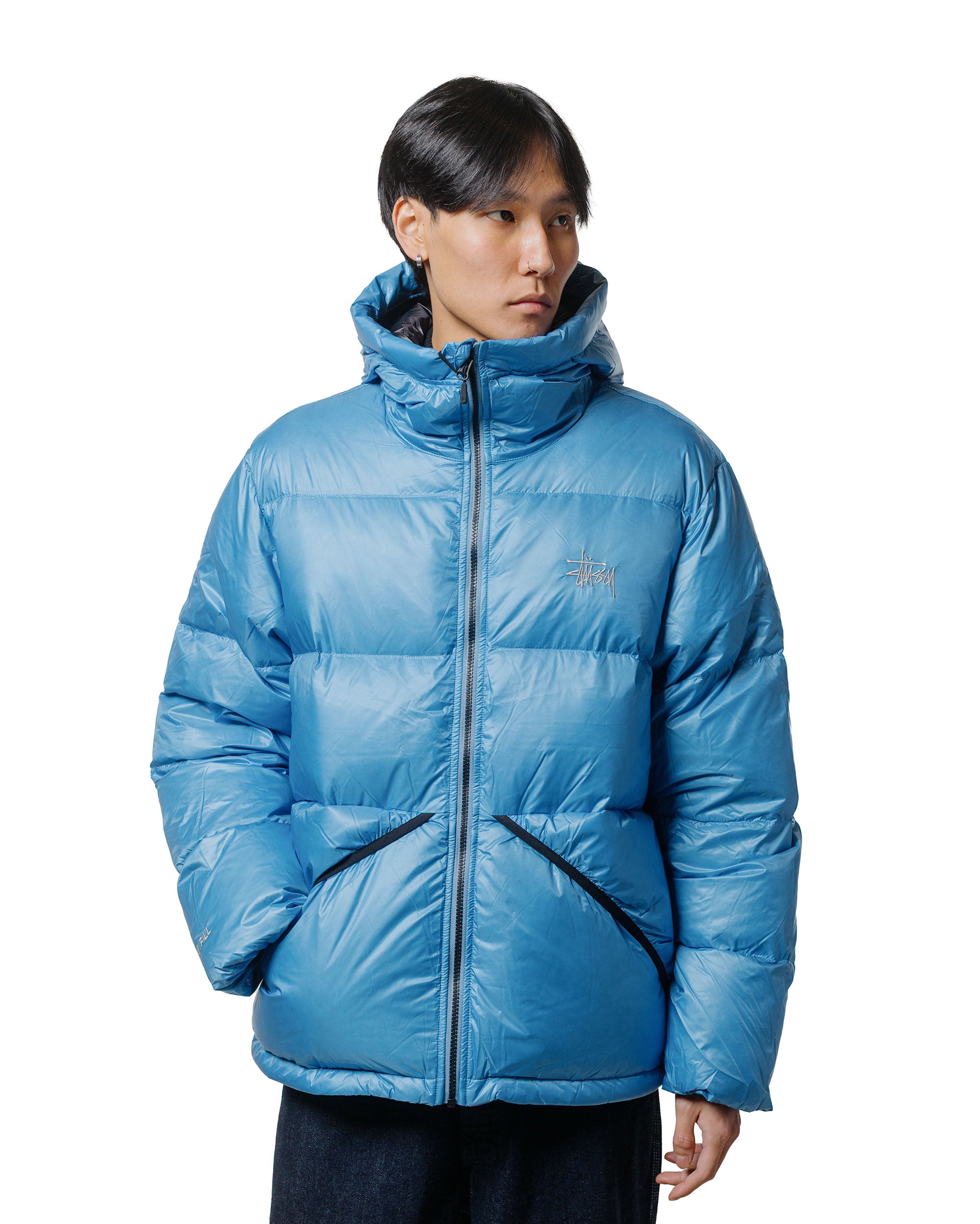 Stüssy Micro Ripstop Down Parka Sky Blue