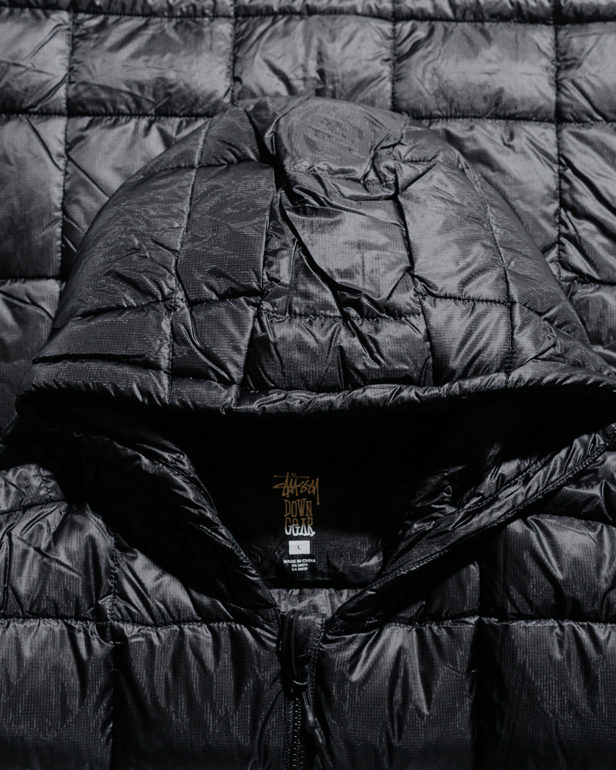 lost & found Stussy Stüssy Midweight Hooded Puffer Black