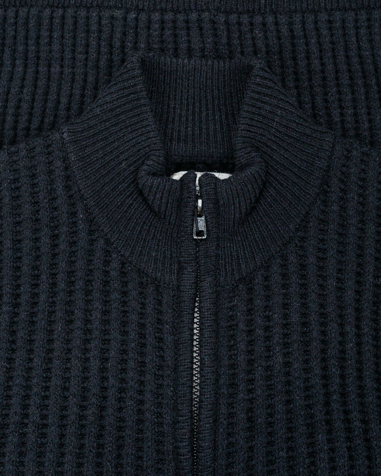 Stüssy Military Patch Zip Sweater Black