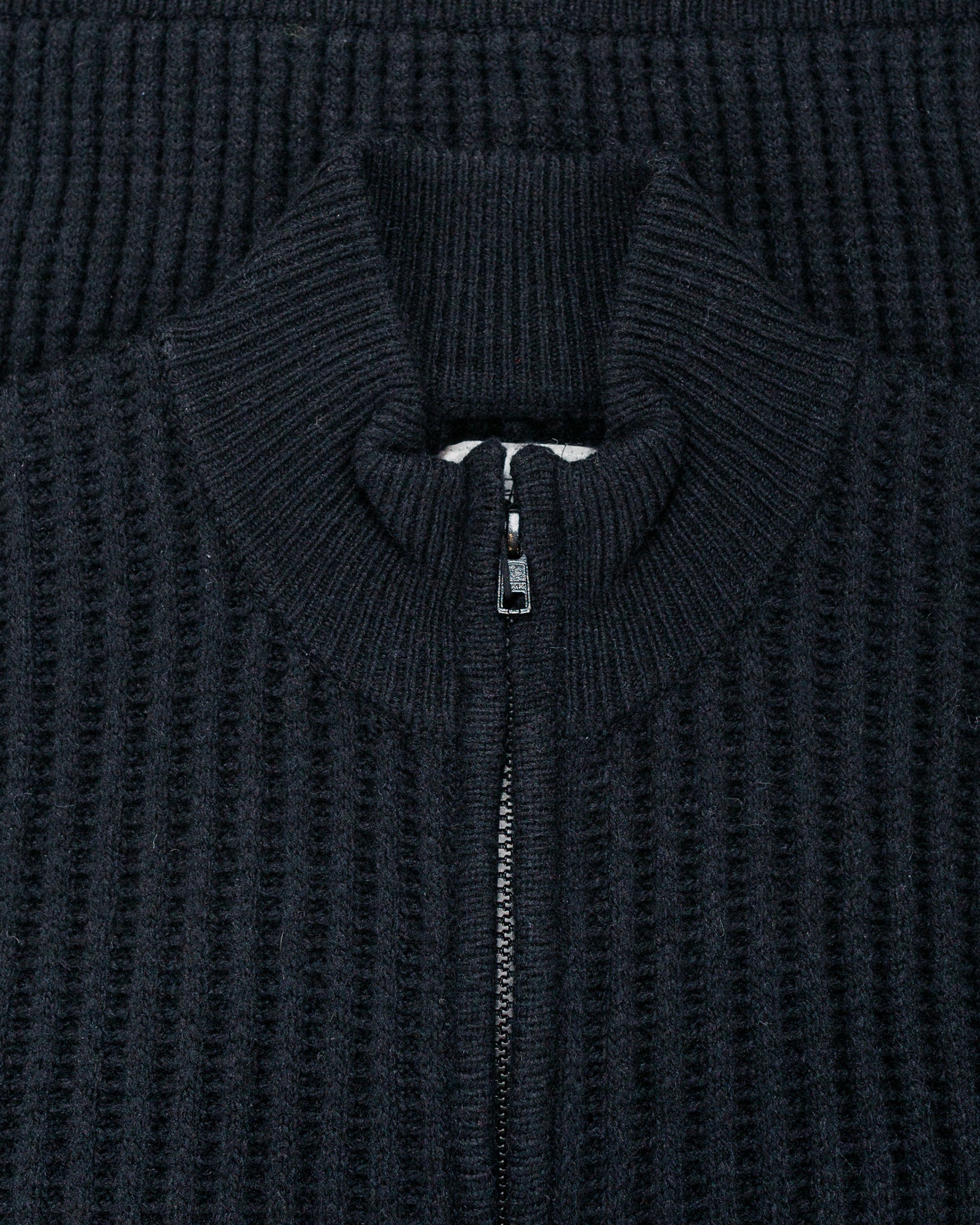 Stüssy Military Patch Zip Sweater Black
