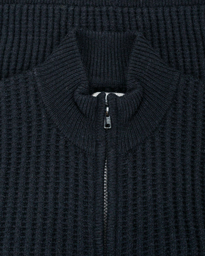 Stüssy Military Patch Zip Sweater Black