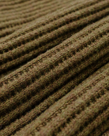 Stüssy Military Patch Zip Sweater Green