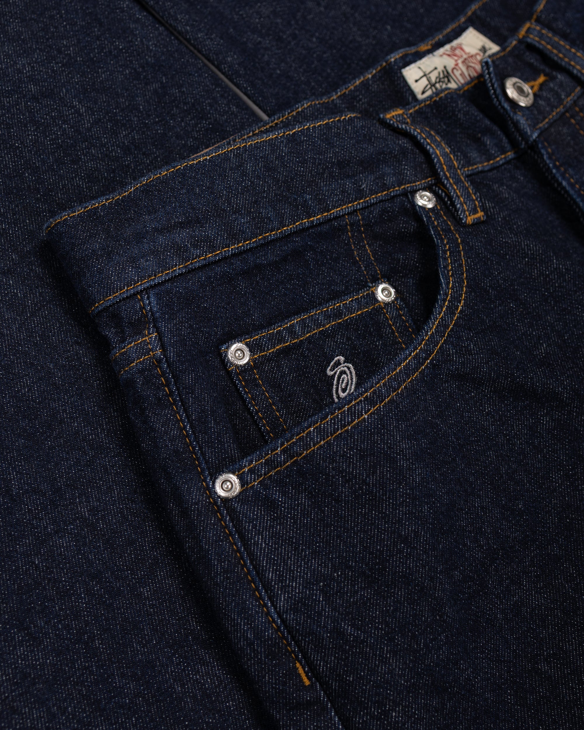 Stüssy New Classic Jean Denim Rinsed Indigo