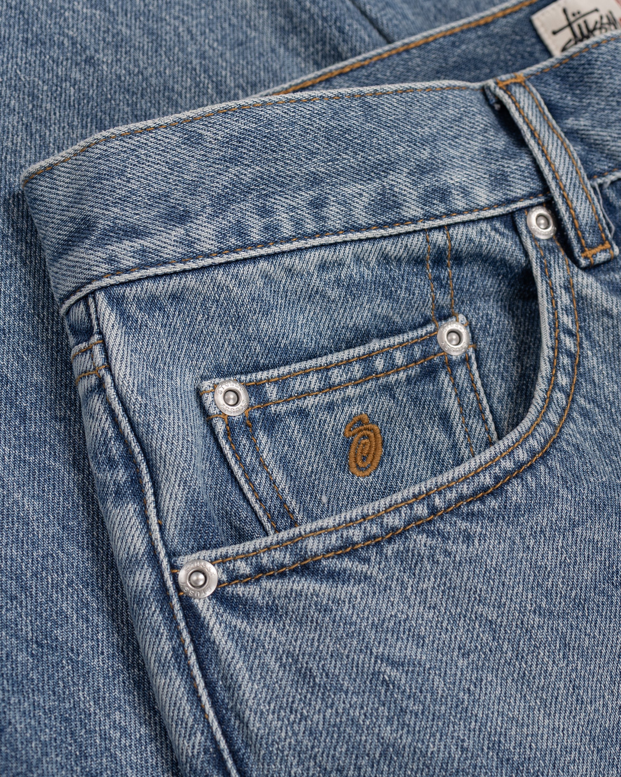 Stüssy New Classic Jeans Denim Indigo Stonewash