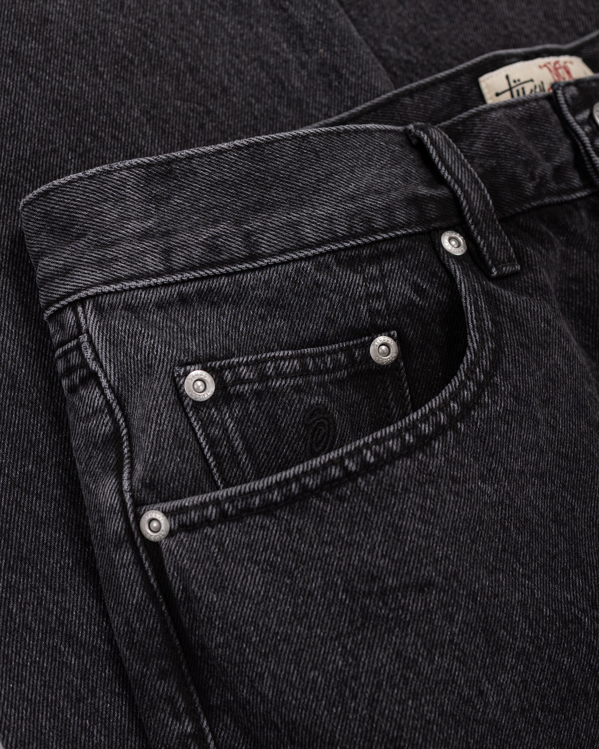 Stüssy New Classic Jeans Denim Vintage Black