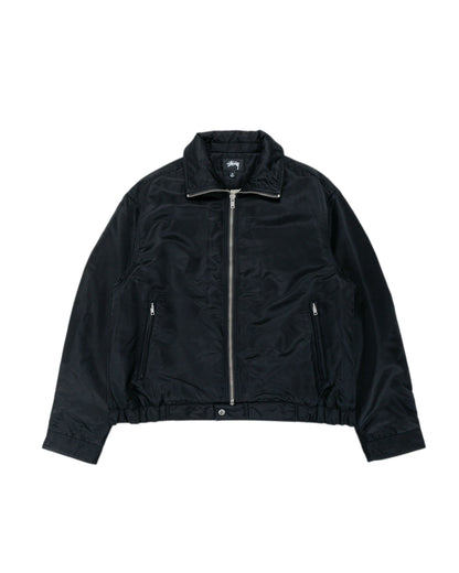 Stüssy Pile Lined Zip Jacket Black