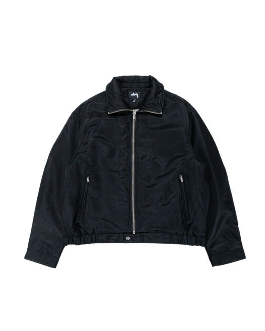 Stüssy Pile Lined Zip Jacket Black