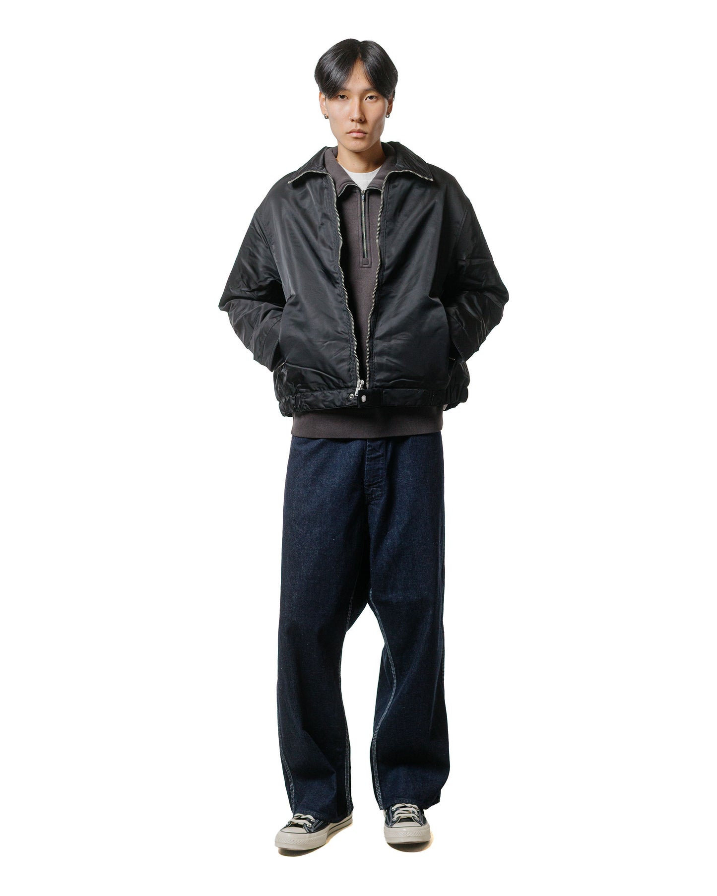 Stüssy Pile Lined Zip Jacket Black