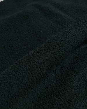 Stüssy Polar Fleece Half Zip Mock Neck Black fabric