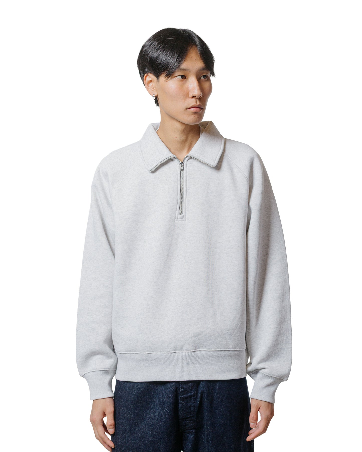 Stüssy Relaxed Half Zip Ash Heather