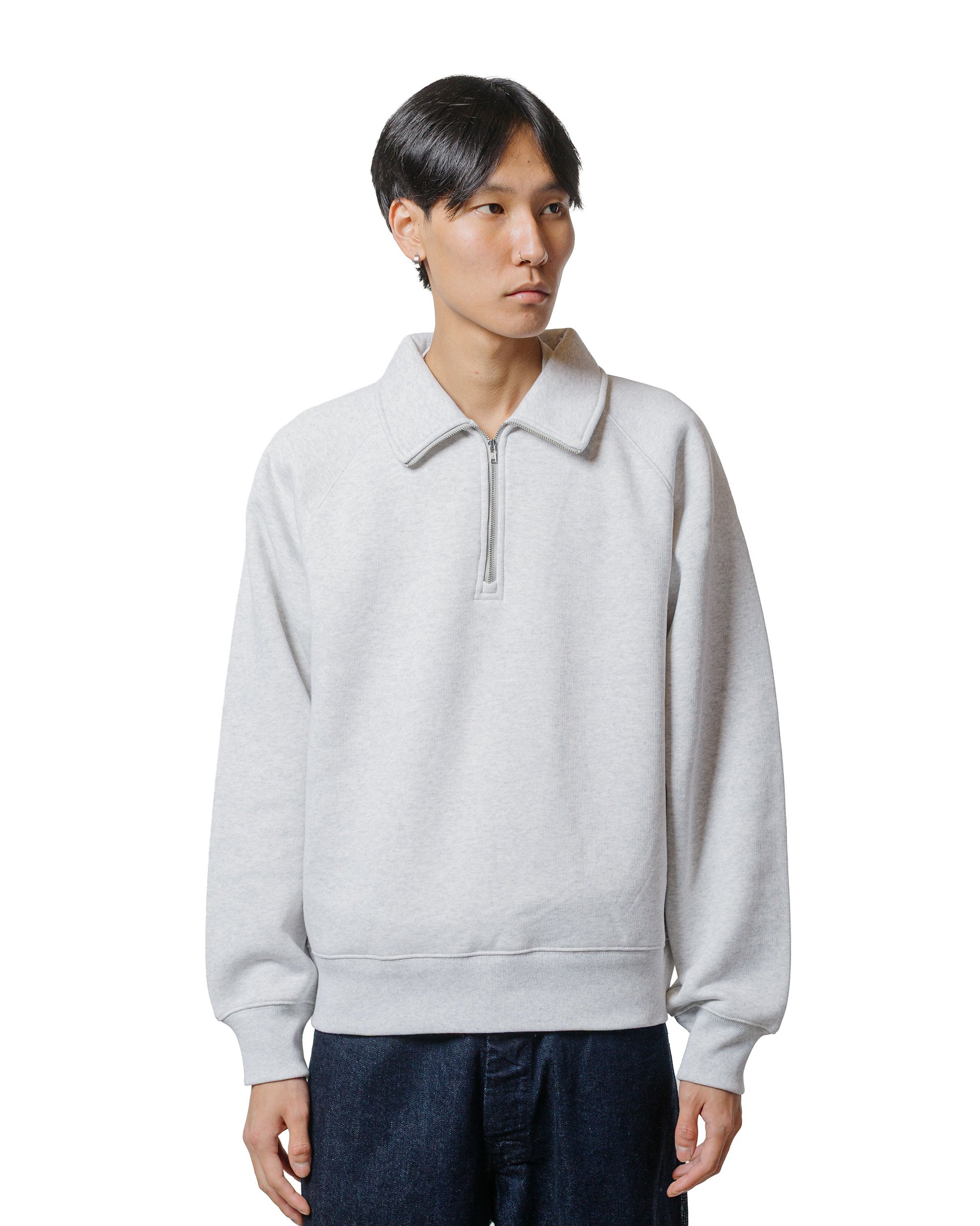 Stüssy Relaxed Half Zip Ash Heather
