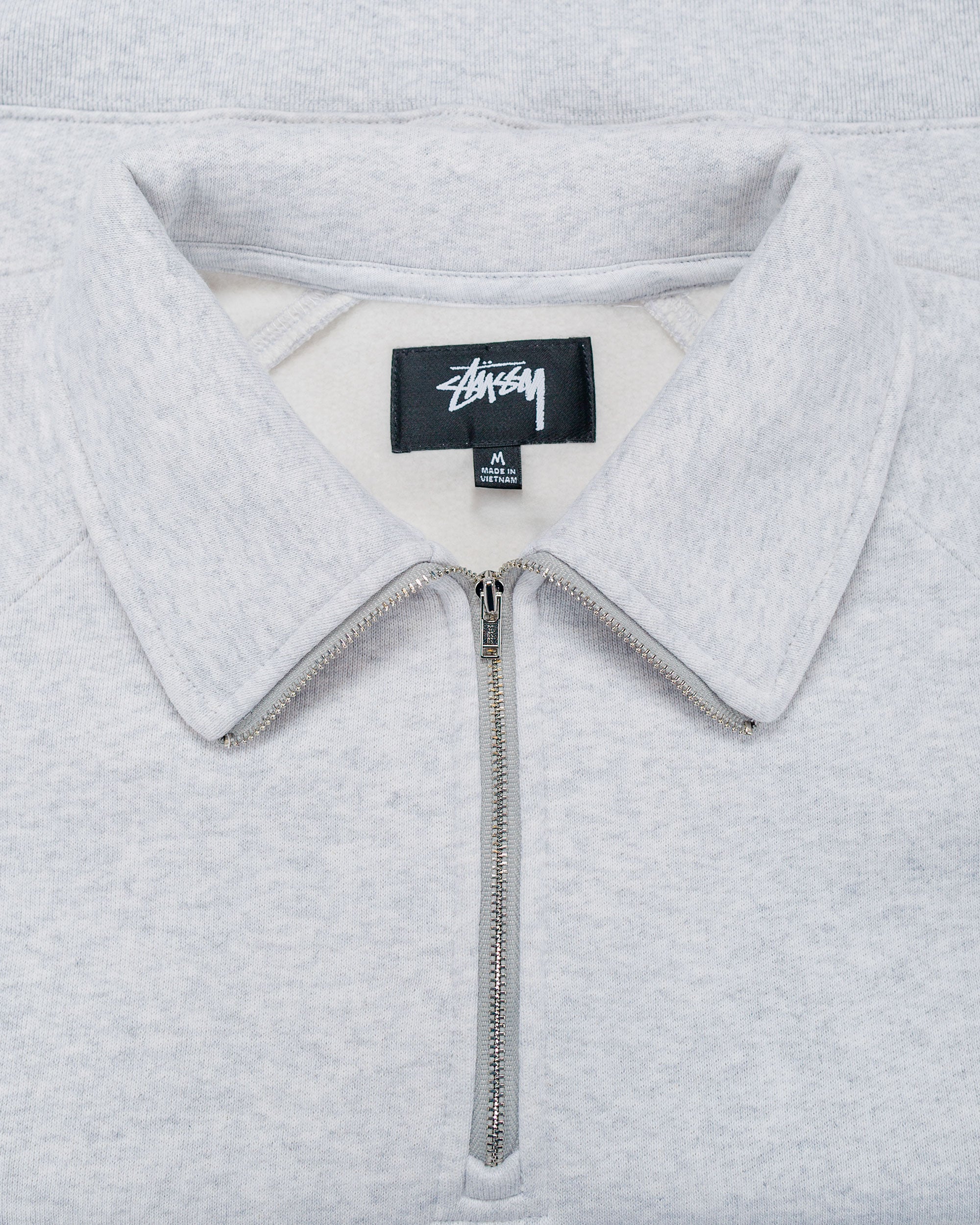 Stüssy Relaxed Half Zip Ash Heather