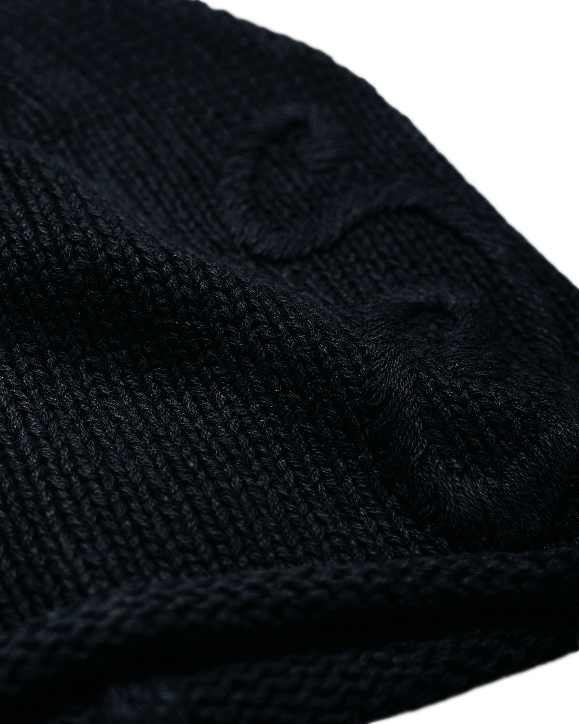 Stüssy S ニットスカルキャップ ブラック
