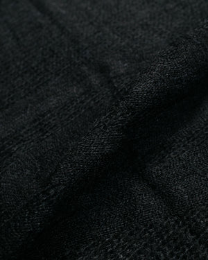 Stüssy S Loose Knit Sweater Black fabric