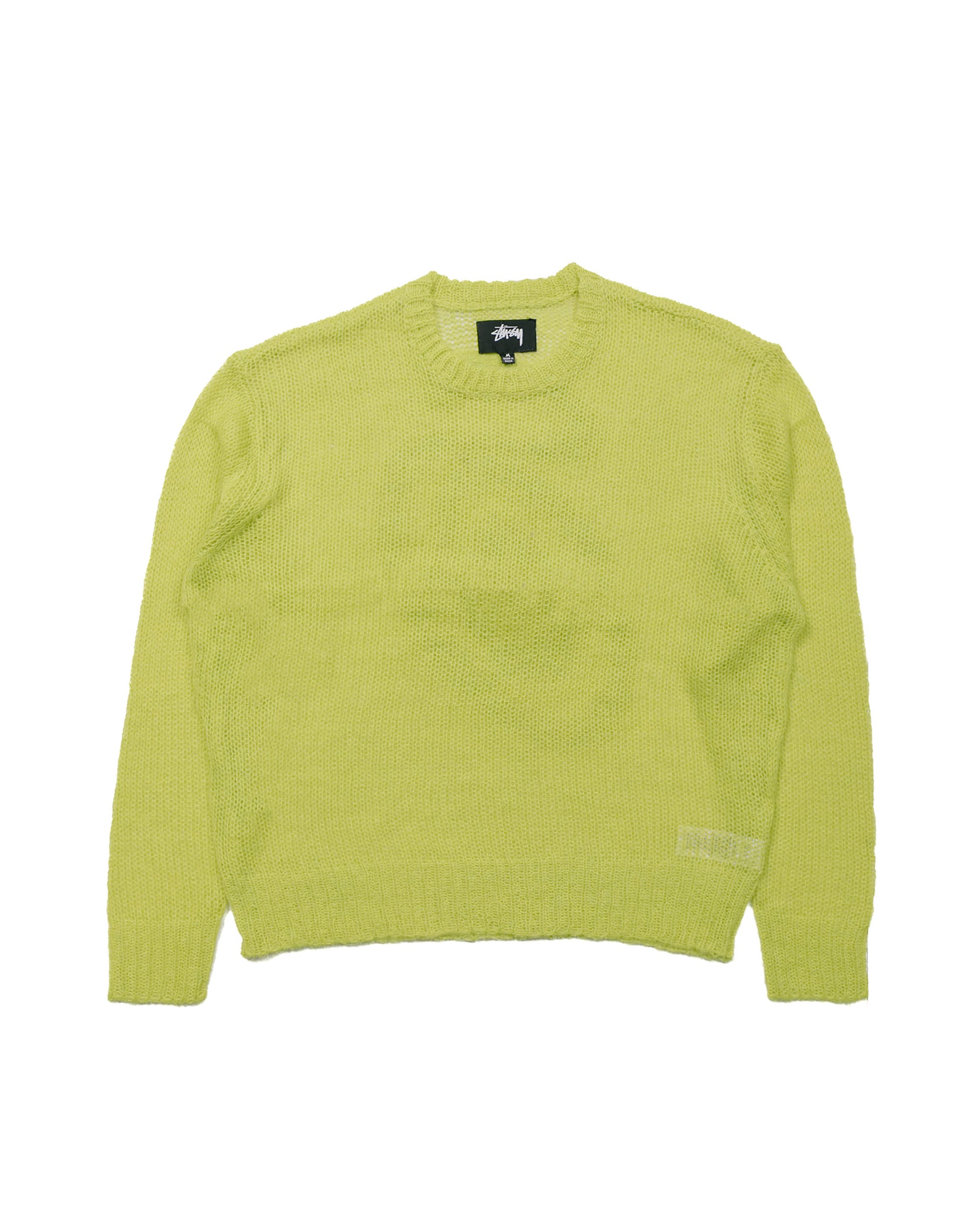 Stüssy S Loose Knit Sweater Lime