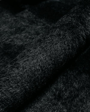 Stüssy Shaggy Cardigan Black fabric