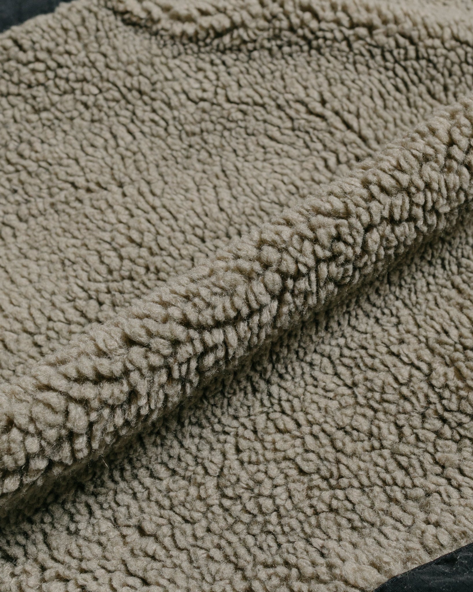 Stüssy Sherpa Paneled Hooded Jacket Stone fabric