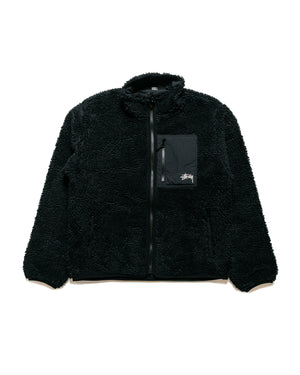 Stüssy Sherpa Reversible Jacket Black