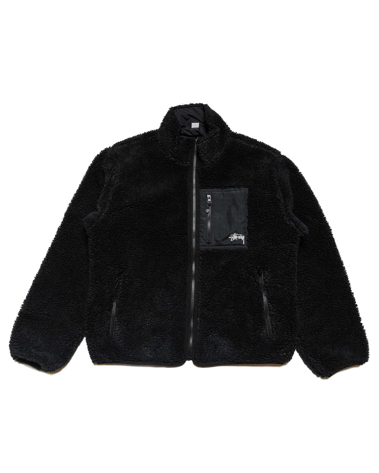 Stüssy Sherpa Reversible Jacket Black