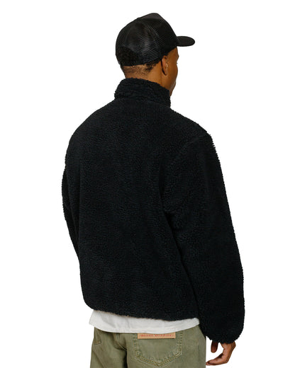 Stüssy Sherpa Reversible Jacket Black model back