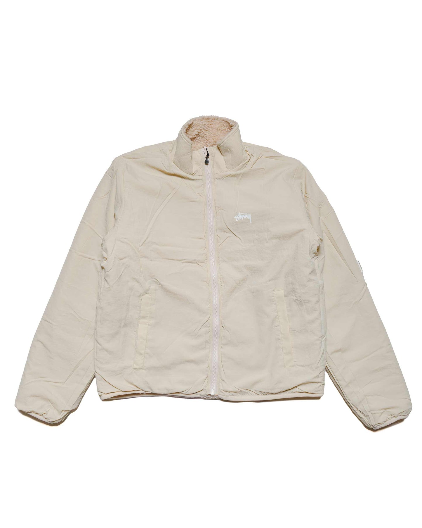 Stüssy Sherpa Reversible Jacket Natural reverse