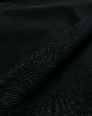 Stüssy Shop Jacket Washed Canvas Black fabric