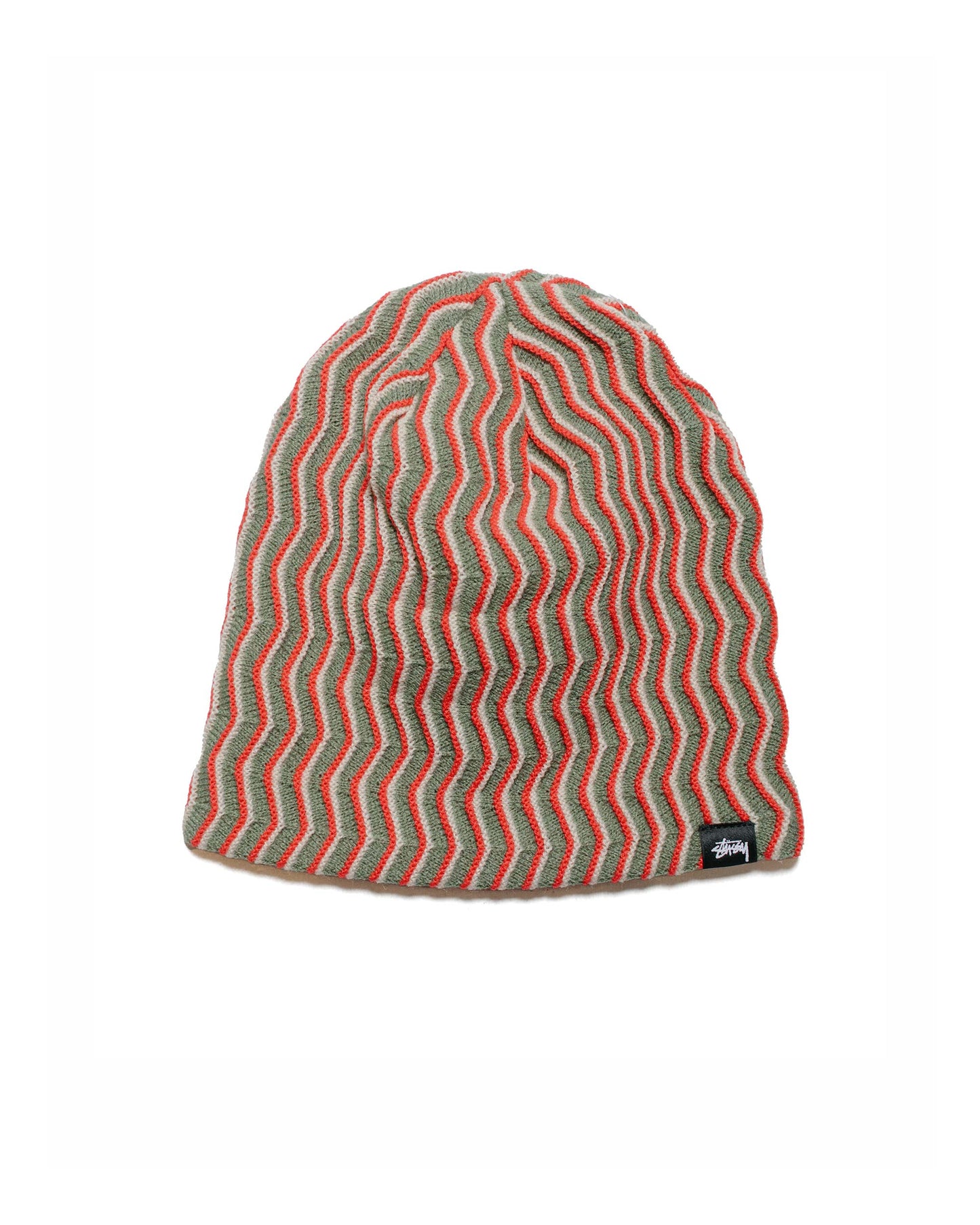 Stüssy Skullcap Crinkle Stitch Olive