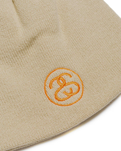 Stüssy Skullcap Exposed Stitch Khaki fabric