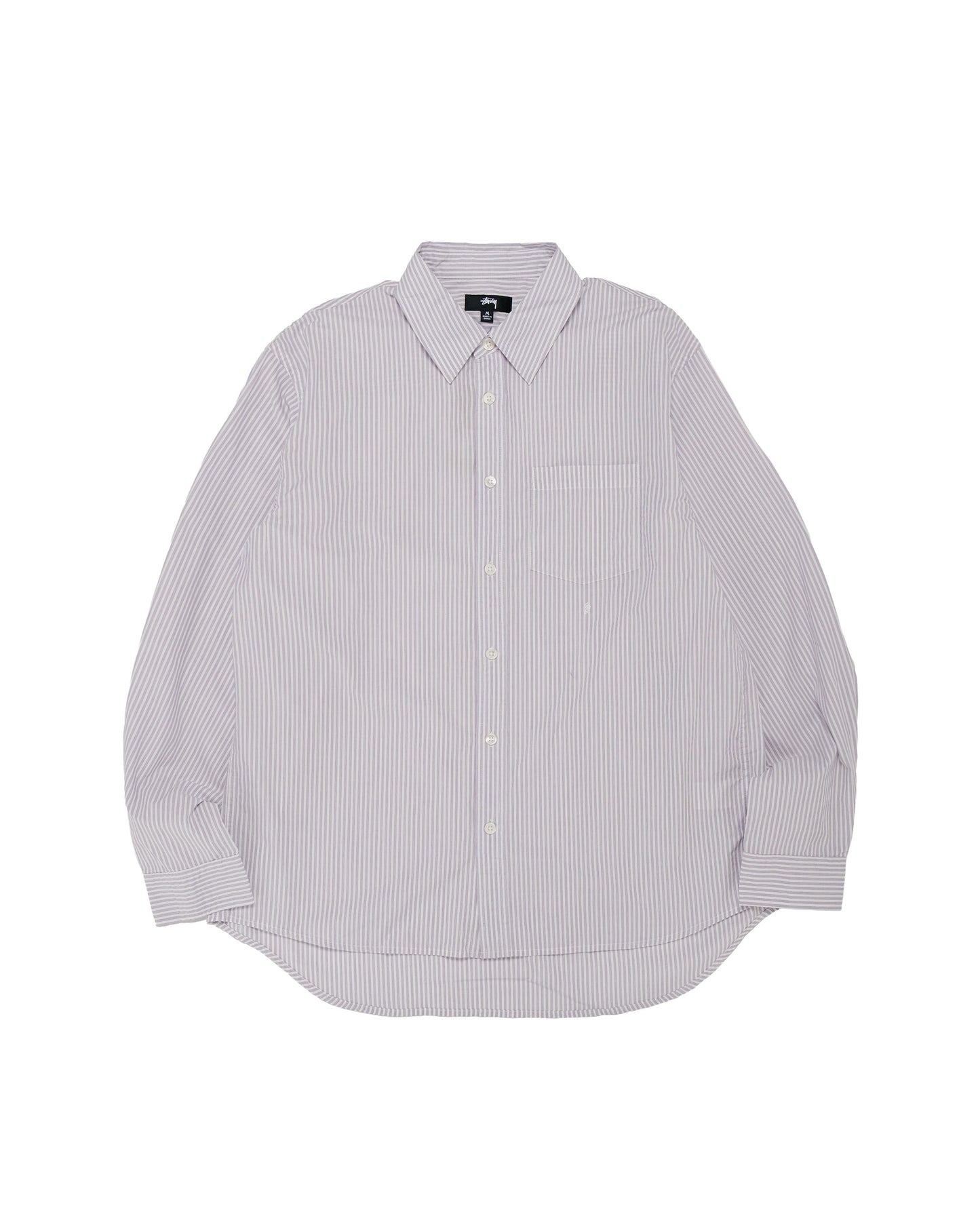 Stüssy Standard LS Shirt Purple Stripe