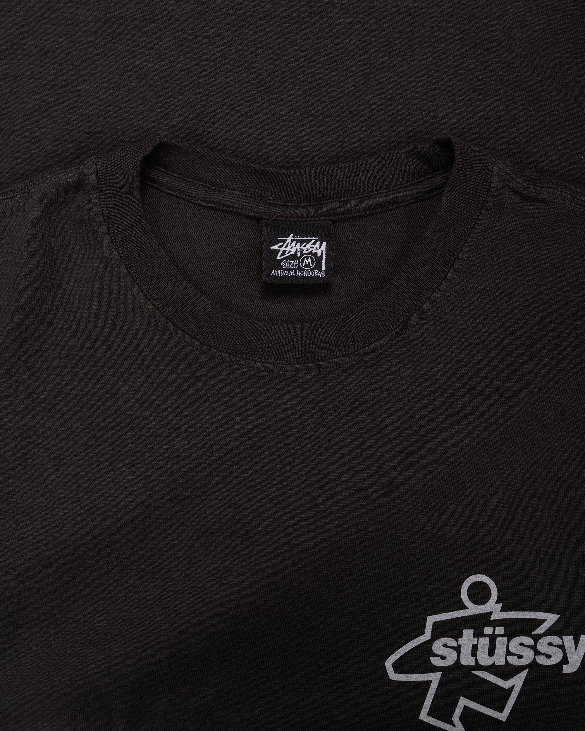 Stüssy Surf Size Pigment Dyed Tee Faded Black