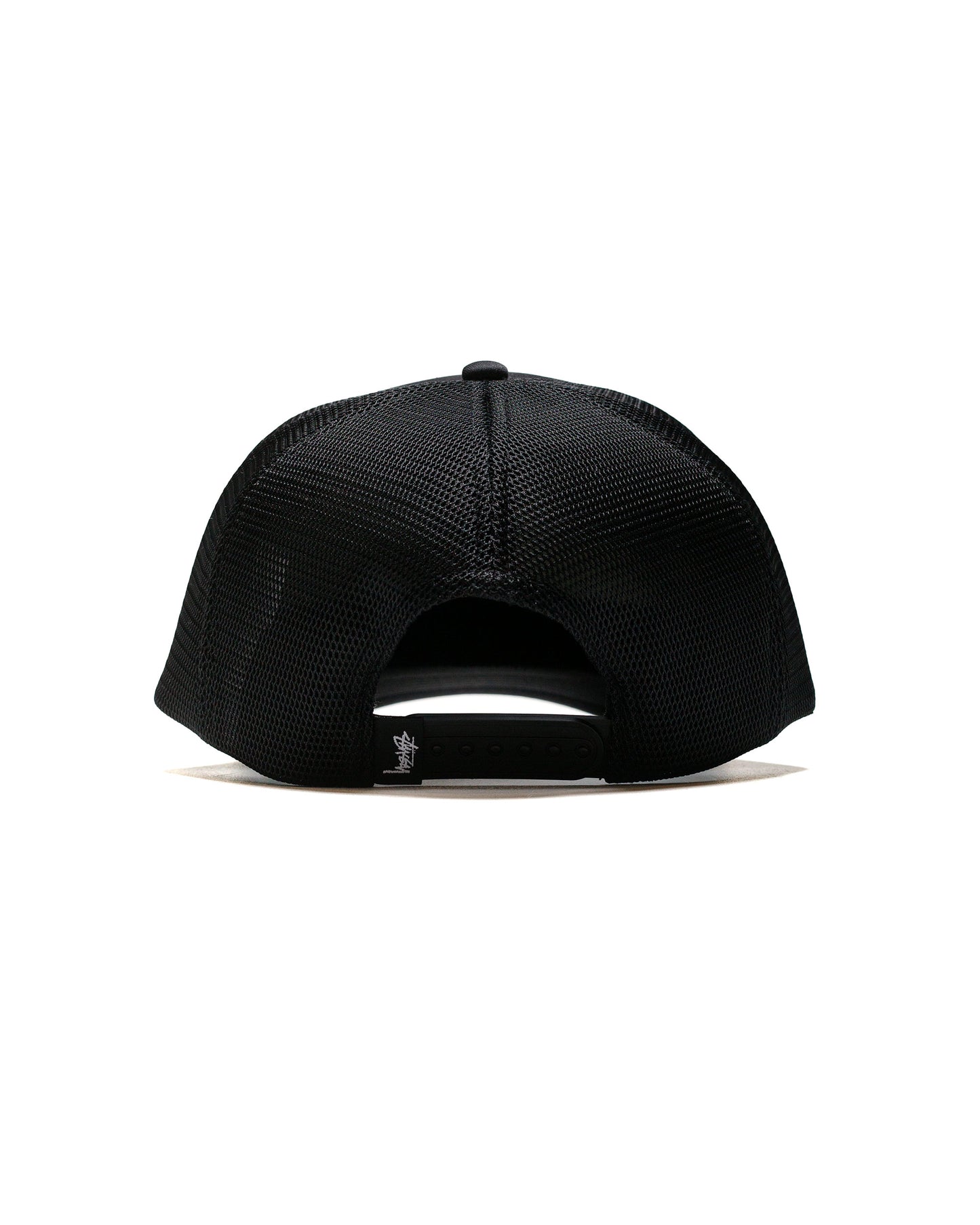 Stüssy Trucker Big Basic Snapback Black back