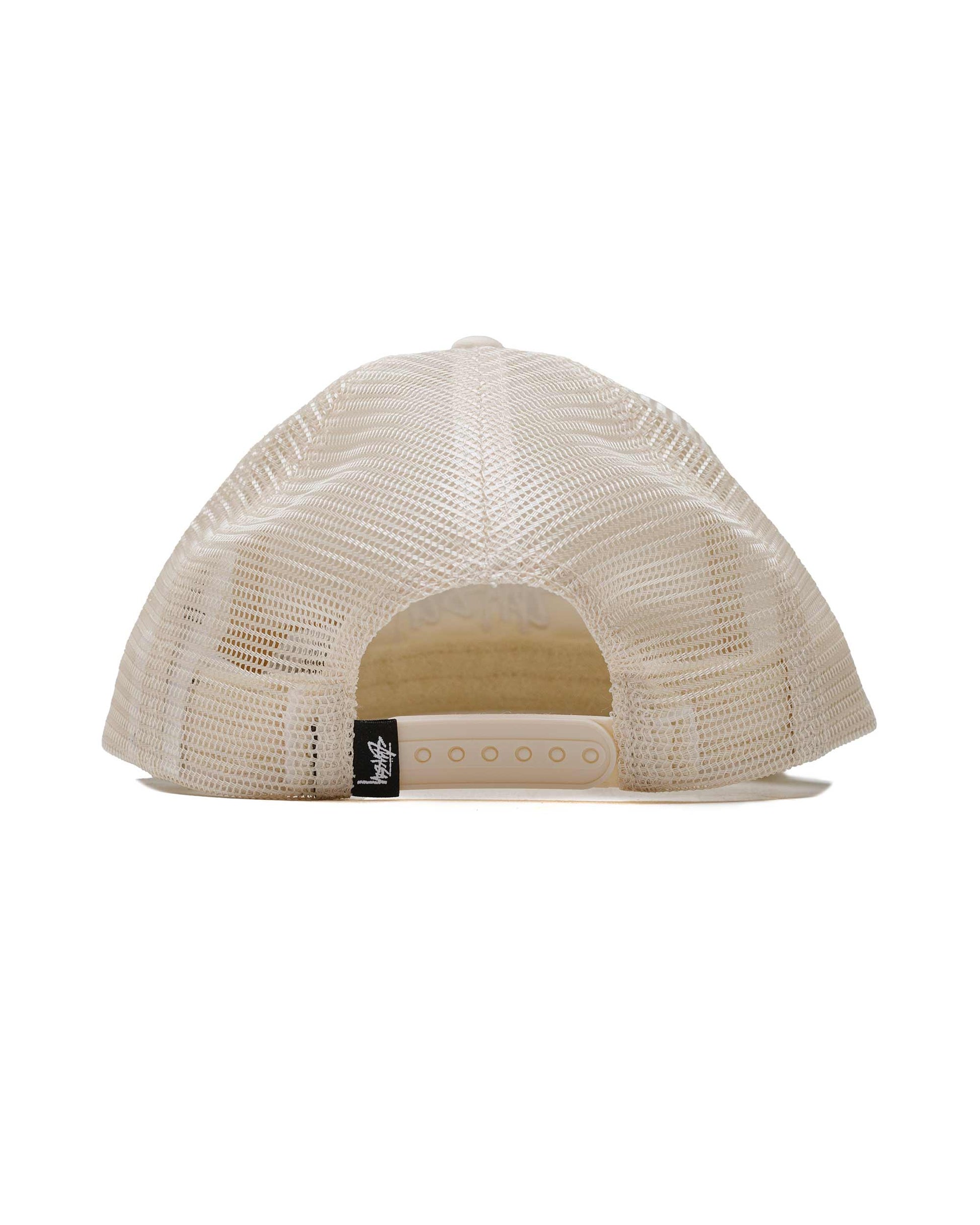 Stüssy Trucker Big Basic Snapback Sand back