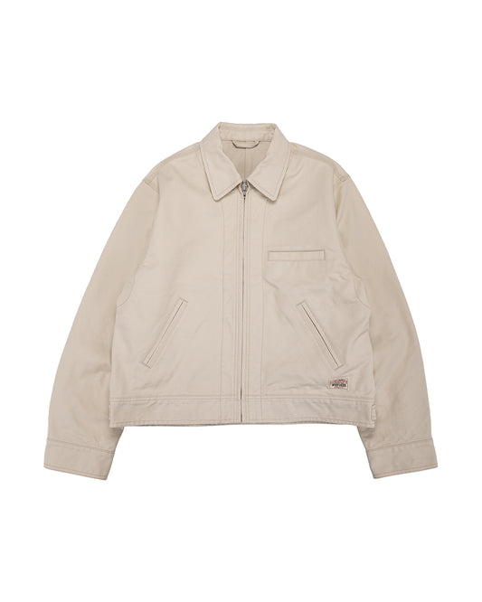 Stüssy Work Jacket Collared Stone