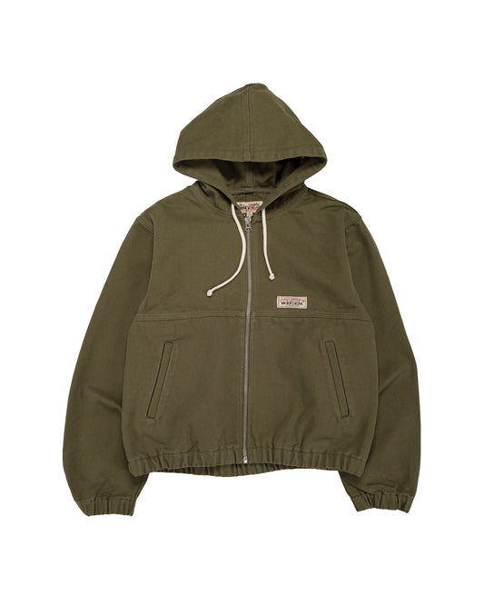 Stüssy Work Jacket Unlined Canvas Olive