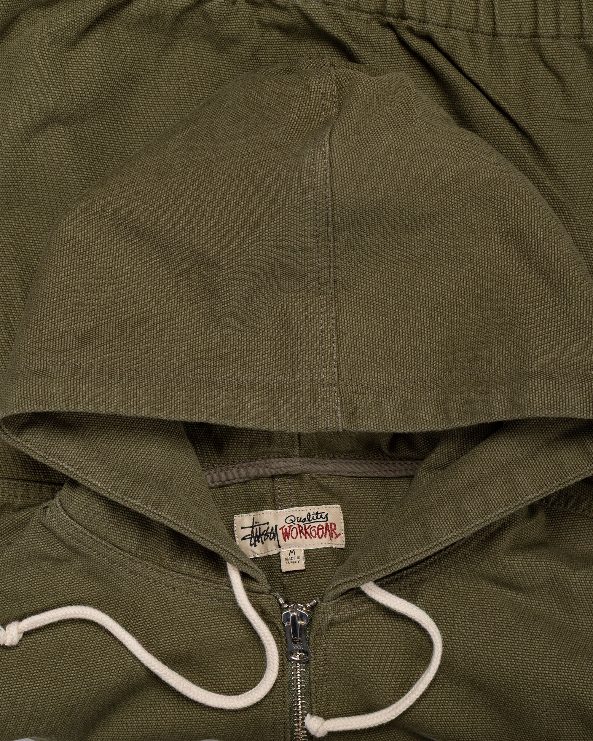 Stüssy Work Jacket Unlined Canvas Olive