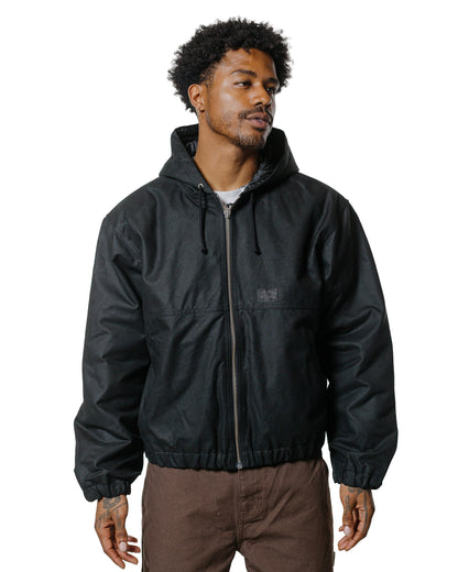 Stüssy Work Jacket Waxed Cotton Black