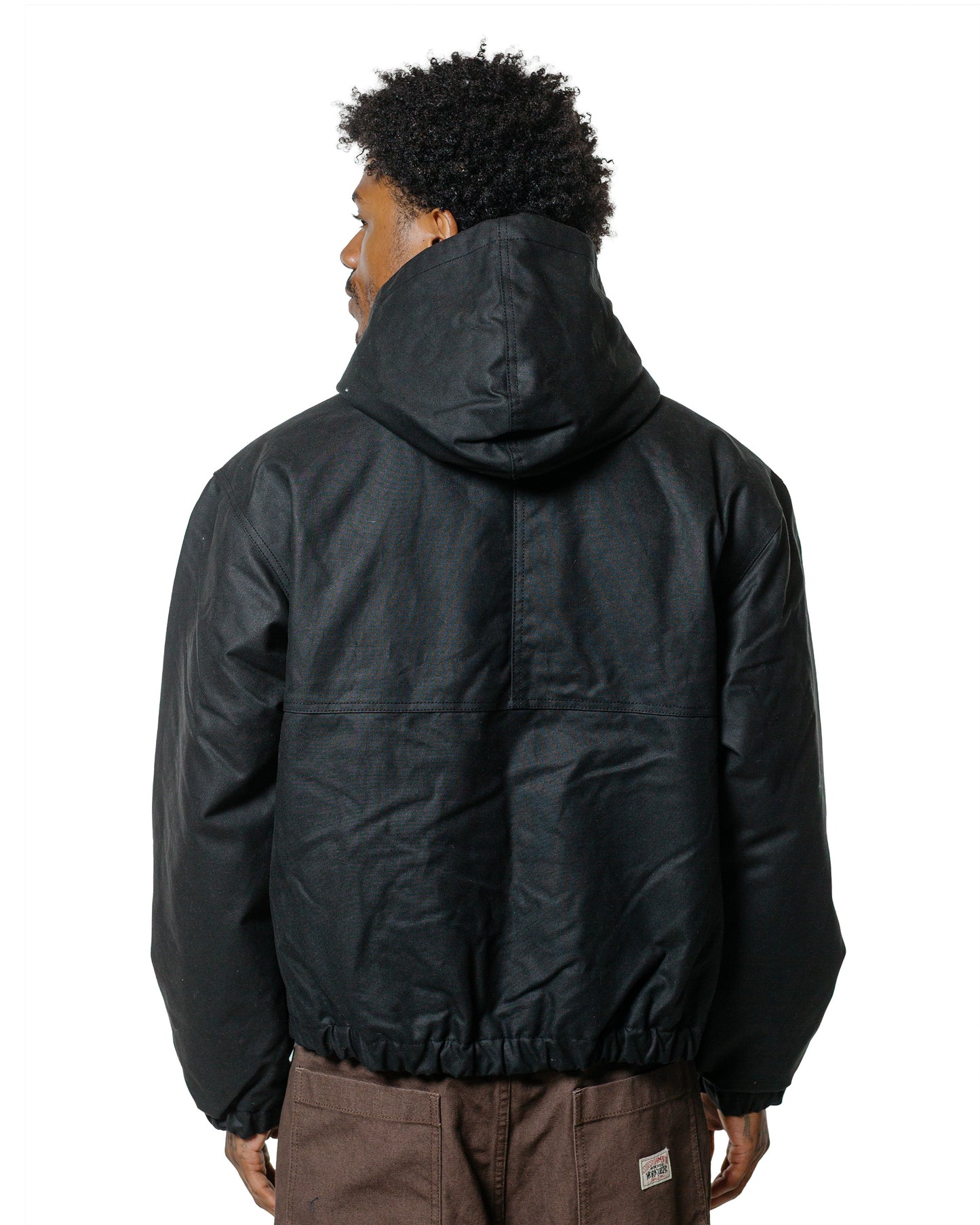 Stüssy Work Jacket Waxed Cotton Black