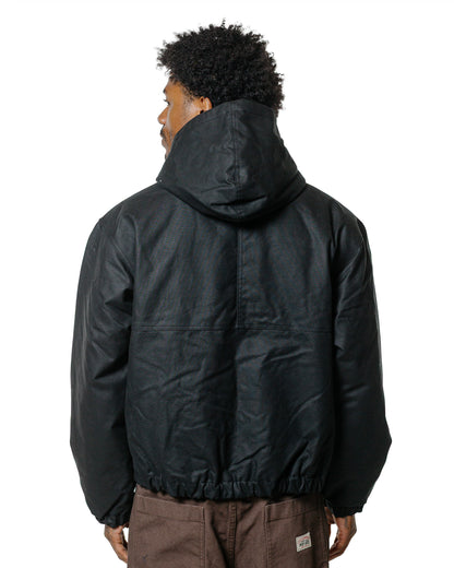 Stüssy Work Jacket Waxed Cotton Black