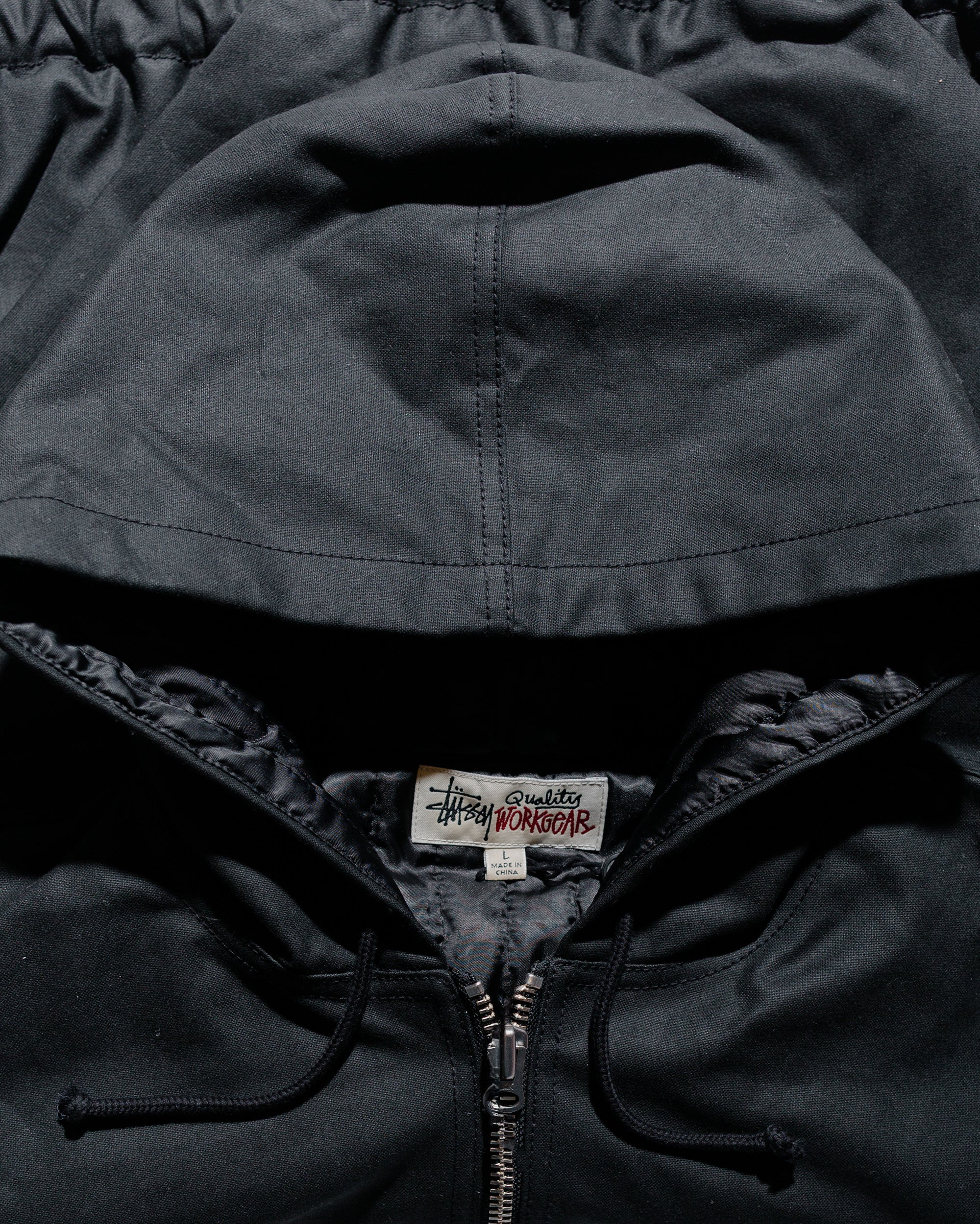 Stüssy ワークジャケット ワックスドコットン ブラック