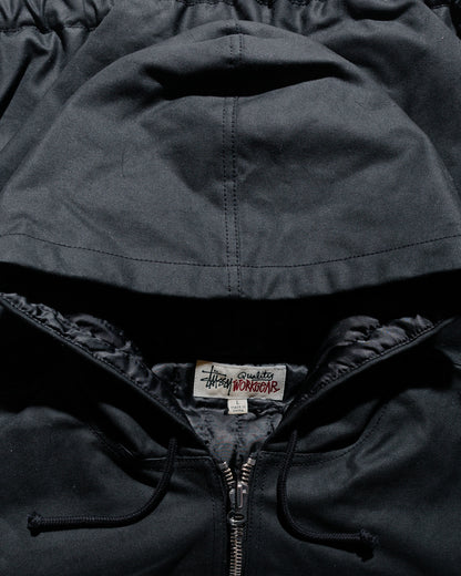 Stüssy Work Jacket Waxed Cotton Black