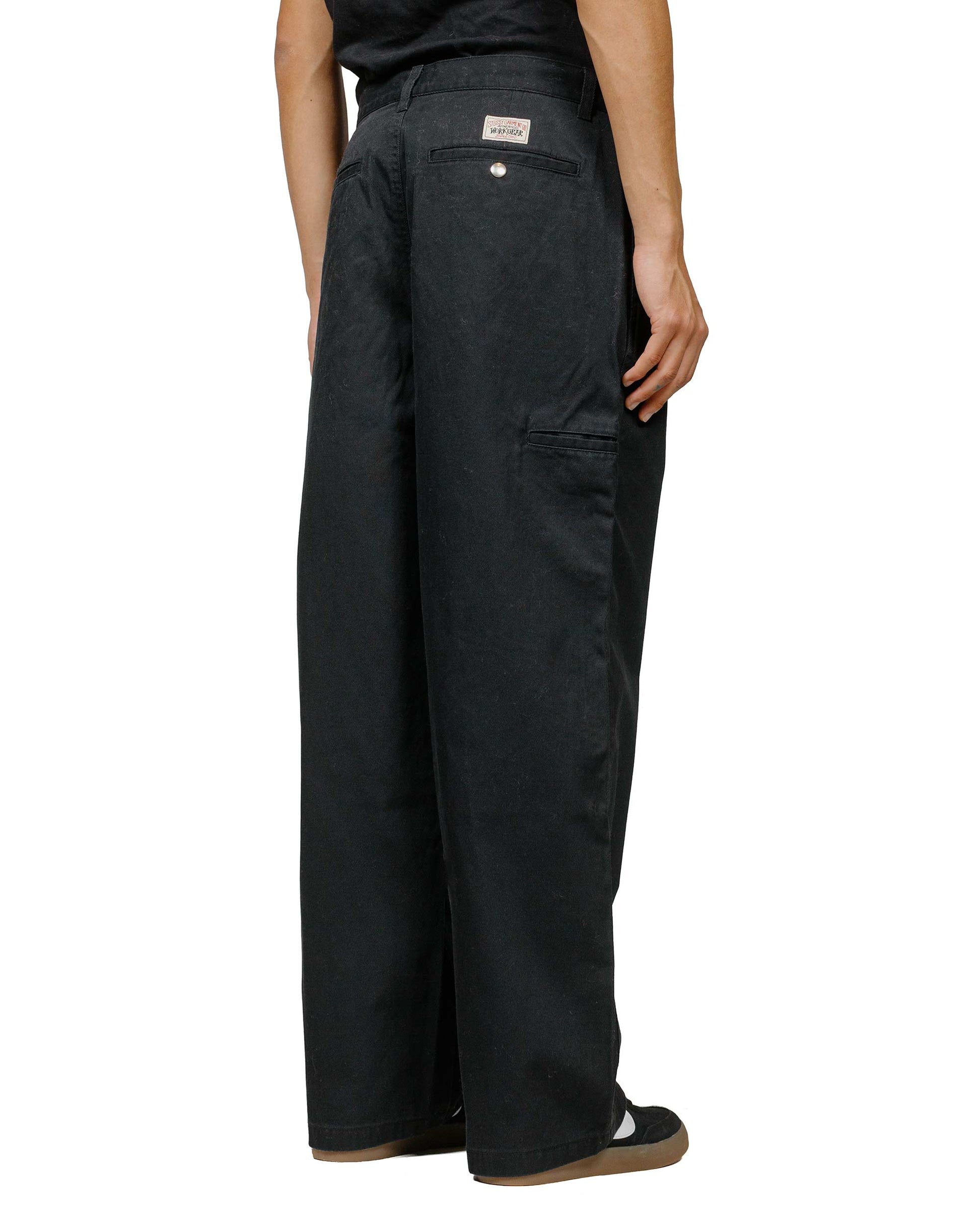 Stüssy Workgear Trouser Twill Black model back