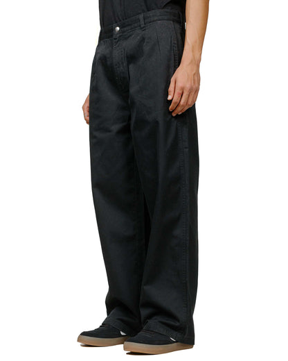 Stüssy Workgear Trouser Twill Black model front