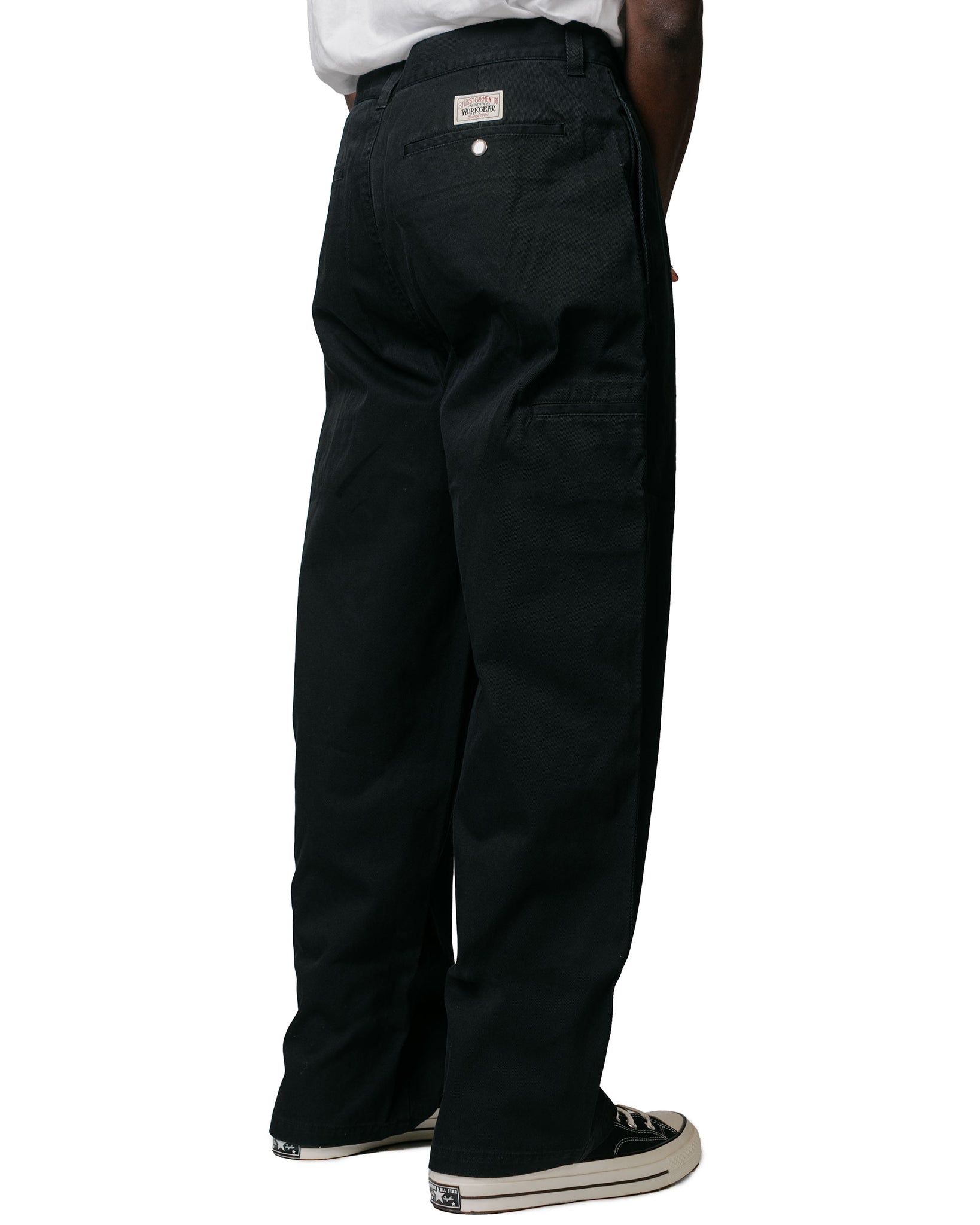 安い新品Stussy Twill Work Gear Trouser 28/Black パンツ