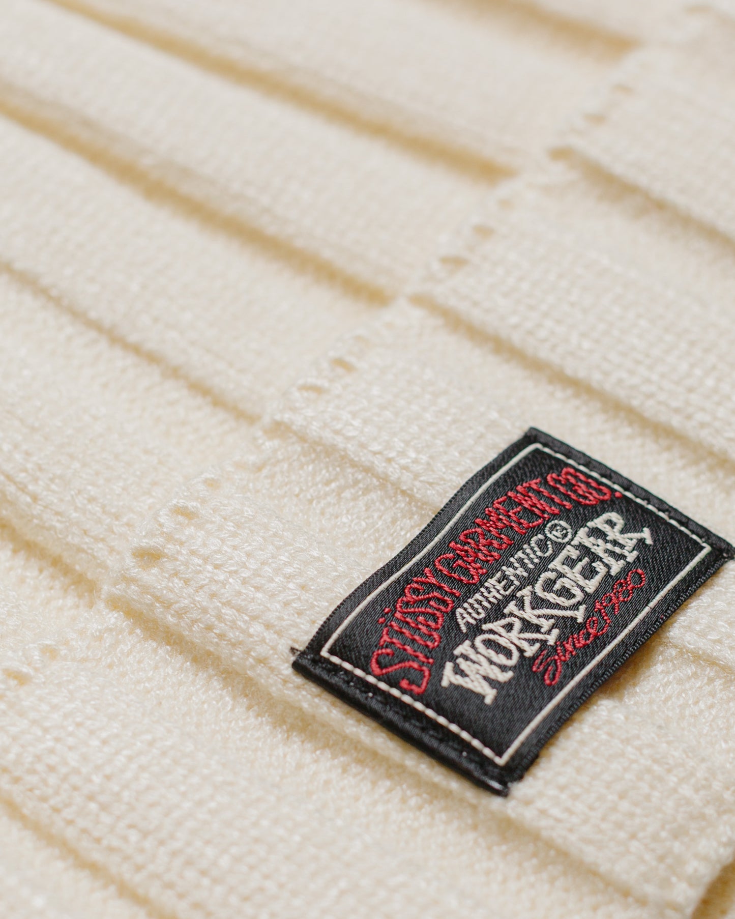 Stüssy Workwear Cuff Beanie Ivory